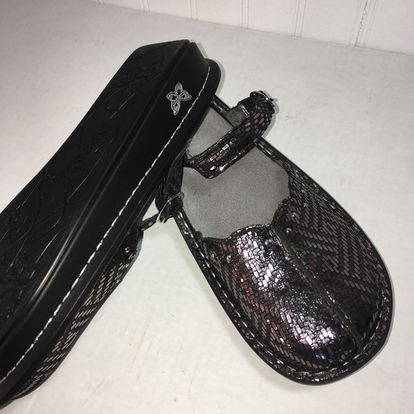 Alegria Metallic Jane Mules Clogs - Picture 4 of 4